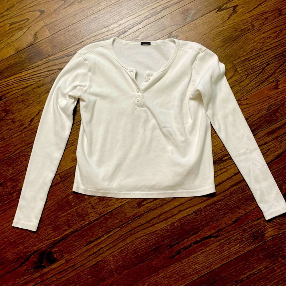 Long sleeve white shirt